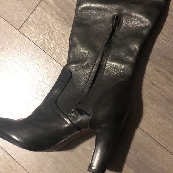 Brand new Sam Edelman black leather OTK boots size 6 - Picture 5 of 8